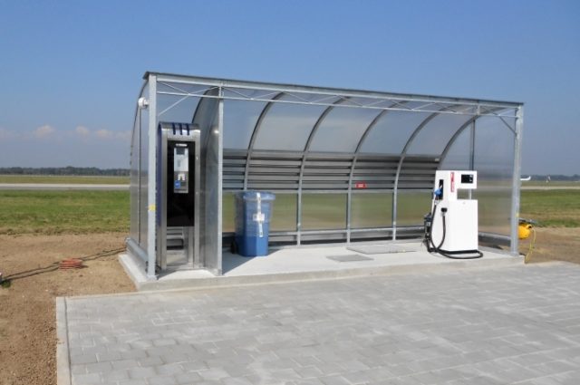 Letištní čerpací stanice na letišti Ostrava – Mošnov